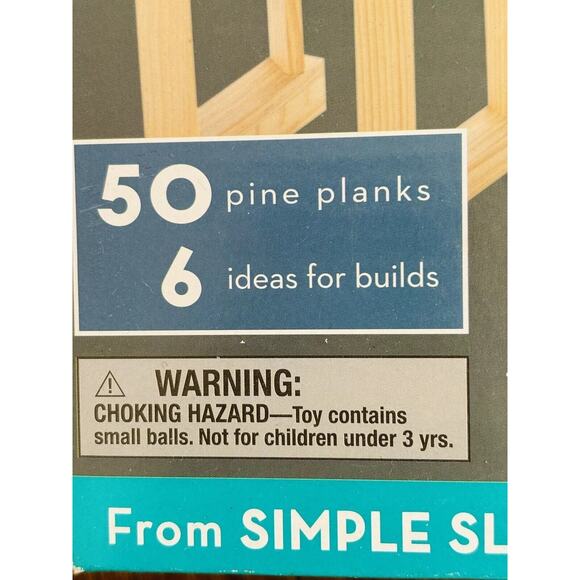 Contraptions 50 pc STEM Obstacle Building Game Wood Plank Set Mindware Keva - Picture 4 of 15